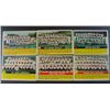 Image 1 : 1956 Topps Team Card Lot - 6 Cards - Mostly EX