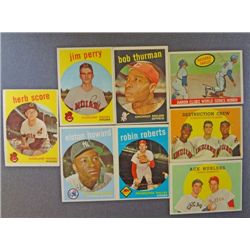 1959 Topps Star Card Lot - 8 cards - Nice EX's