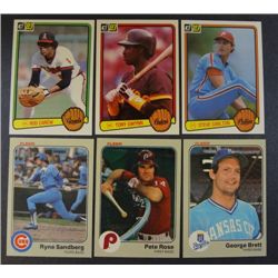 1983 Baseball Star Card Lot   Sandberg & Gwynn Rookies