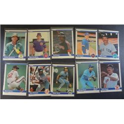 1984 Fleer Star Card Lot - Sandberg and other Big Stars.