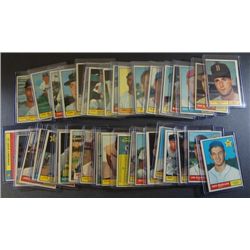 1961 Topps Baseball Lot (40 cards)  Loaded with Minor Stars!