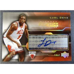 2004 Upper Deck   Luol Deng Signature Card #2/25
