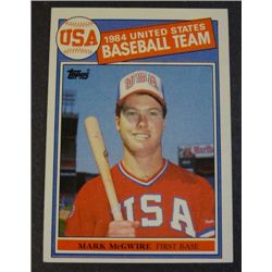1985 Topps #401 Mark McGwire Rookie Card   NM-MT