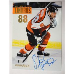 Eric Lindros AUTOGRAPHED Hockey Card