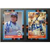 Image 4 : 7 - Brewers AUTOGRAPHED Cards