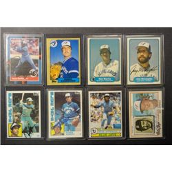 8 - Blue Jays AUTOGRAPHED Cards