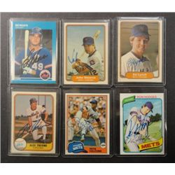 6 - Mets AUTOGRAPHED Cards