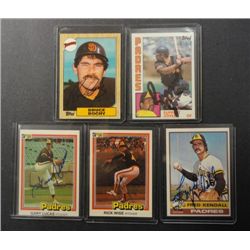 5 - Padres AUTOGRAPHED Cards