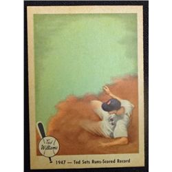 1959 FLEER TED WILLIAMS #34  TED SETS RUNS RECORD  NM