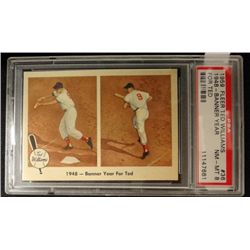 1959 FLEER TED WILLIAMS #36 BANNER YEAR  PSA 8 NMMT
