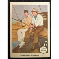 1959 FLEER TED WILLIAMS #67  TWO FAMOUS FISHERMAN  NM-MT