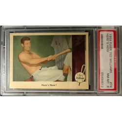 1959 FLEER TED WILLIAMS #74  HERE'S HOW  PSA  8 NM MT