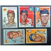 Image 1 : 5 - 1954 Topps Baseball Card Lot - with Richie Ashburn.