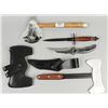 Image 1 : Lot of 2 Knives and 2 Hatchets