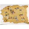 Image 1 : Painting on Elk Hide "Peace Offering"