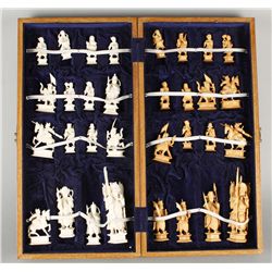 Pre-Ban Ivory Chess Set