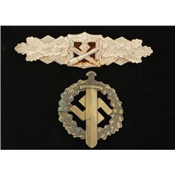 German World War II Army Silver Close Combat Clasp