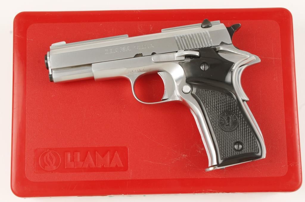 Llama Mdl Xv Satin Chrome Cal 22 Lr Sn C226