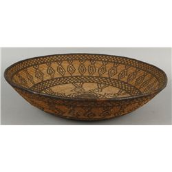 Apache Basket with Geometric Design