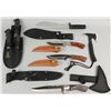 Image 1 : Lot of 7 Knives and 1 Hatchet