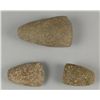 Image 1 : 3 Native Stone Celts