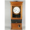 Image 1 : Antique Oak Cased Time Clock by "CTR"