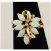 Image 1 : Opal Ring Set in 10K Gold