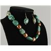 Image 2 : Turquoise and Copper Nugget Necklace