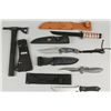 Image 1 : Lot of 4 Knives and 1 Tomahawk