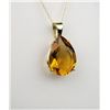 Image 1 : Dynamic 10 Karat Yellow Gold Ladies Pendant