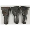 Image 1 : Lot of 3 Original Flap US Holsters