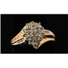 Image 1 : 10K Diamond Cluster Ring