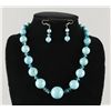 Image 1 : Round Turquoise and Crystal