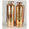 Image 1 : 2 Copper and Brass Fire Extinguishers