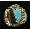 Image 1 : Zuni Men's Ring by Lee & Mary Weebothee
