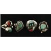 Image 1 : Lot of Hallmarked Native American Rings