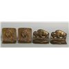Image 2 : 4 Sets Bronze Vintage Bookends