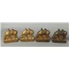 Image 3 : 4 Sets Bronze Vintage Bookends
