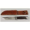 Image 1 : Pal Knife with a Stacked Leather Handle