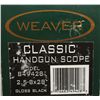 Image 2 : Weaver Classic Handgun Scope 2.5-8X28