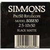 Image 2 : Simmons Pro50 Scope 2.5-10X50