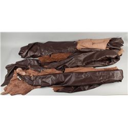 Lot of 6 Leather Hides