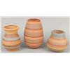 Image 1 : Collection of 3 Incised Carved Navajo Pots