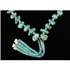 Image 2 : Turquoise Bead and Nugget Necklace