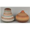 Image 1 : 2 Incised Carved Navajo Pots by J. Watson