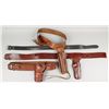 Image 1 : Collection of 3 SAA's Style Holster Rigs