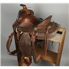 Image 3 : S.A. Wade Floral Tooled Saddle