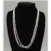 Image 1 : 3 Strand Freshwater Pearl Necklace with 14K Clasp