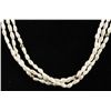 Image 2 : 3 Strand Freshwater Pearl Necklace with 14K Clasp
