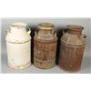 Image 1 : Lot of 3 Milk Cans